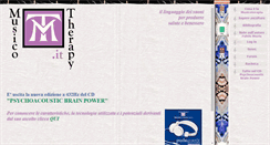 Desktop Screenshot of musicotherapy.it